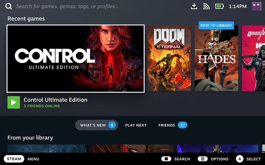 سیستم عامل Steam Deck
