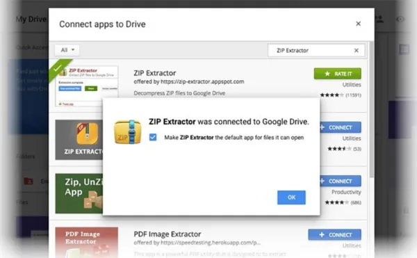 نصب ZIP Extractor