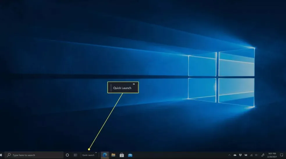 چگونه نوار ابزار Quick Launch را به ویندوز 10 اضافه کنیم؟ 8