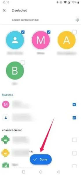 آموزش تماس ویدیویی گروهی در موبایل Google Duo 2
