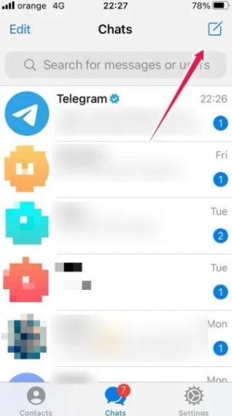 آموزش تماس ویدیویی گروهی در موبایل تلگرام 6