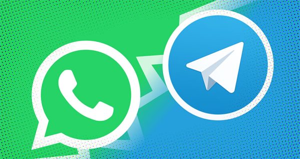 تلگرام و واتس اپ