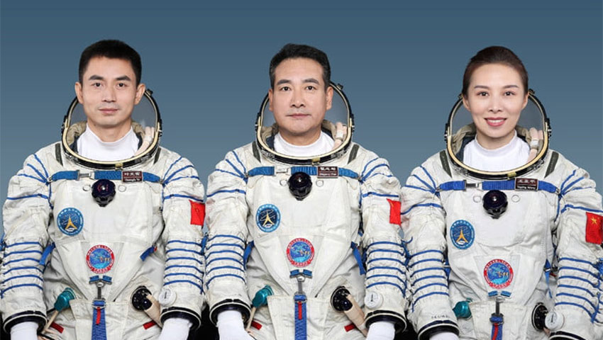 سه فضانورد چینی