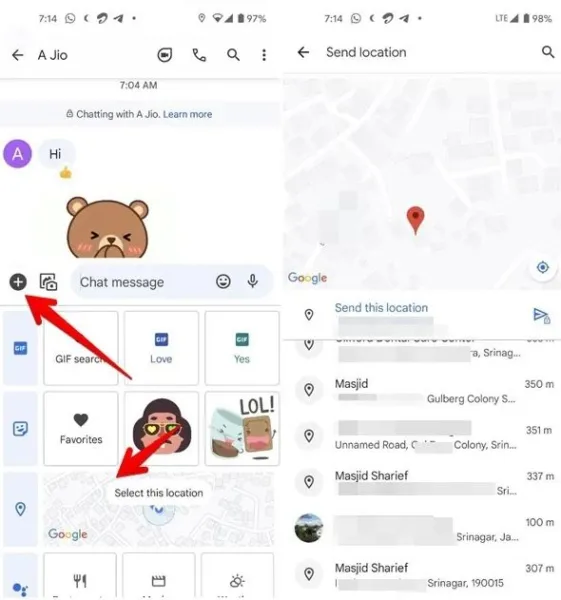 پیام رسان گوگل RCS 1