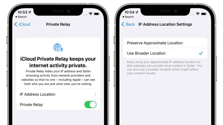 iCloud Private Relay را فعال کنید