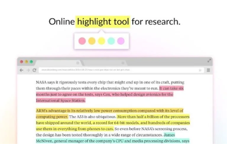  افزونه گوگل کروم WEAVA Highlighter