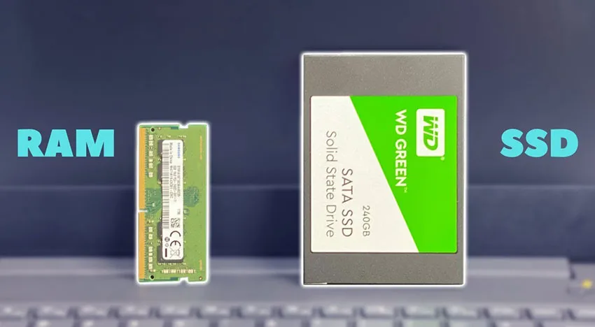 رم و SSD