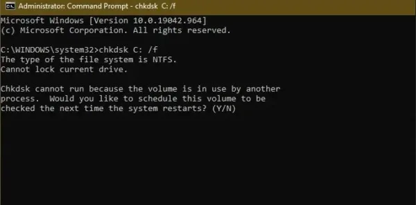 ابزار Check Disk Utility را به اجرا در بیاورید کپی پیست