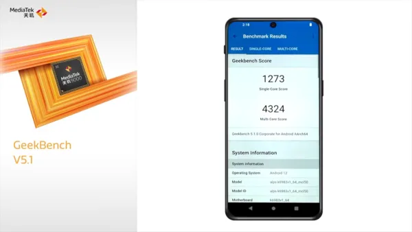 دیمنسیتی 9000 در Geekbench