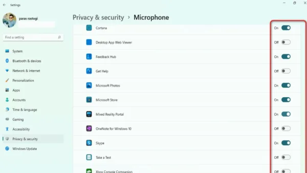 جلوگیری از اپلیکیشنهای خاص برای دسترسی به دوربین و میکروفون 1