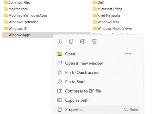 چگونه به پوشه مخفی WindowsApps در ویندوز 10 و 11 دسترسی پیدا کنیم؟ 12