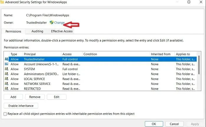 چگونه به پوشه مخفی WindowsApps در ویندوز 10 و 11 دسترسی پیدا کنیم؟ 14