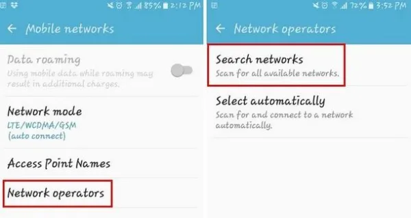 اپراتور شبکه را به درستی انتخاب کنید