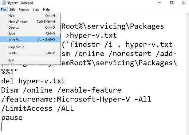 مراحل نصب Hyper-V در Windows 11 Home 1