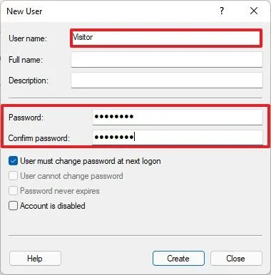 چگونه با استفاده از Computer Management اکانت مهمان ایجاد کنیم؟ 1
