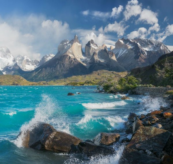 9- دریاچه پهو در پاتاگونیای شیلی