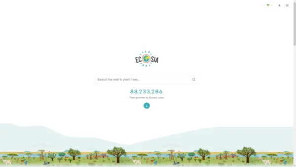 4- موتور جستوجوی Ecosia