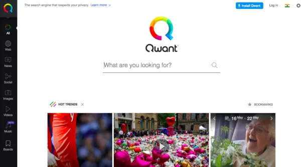 6- موتور جستوجوی Qwant