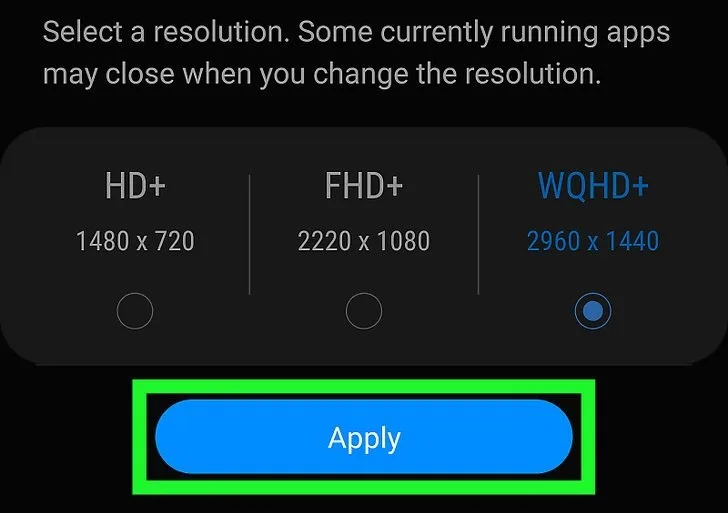 روش اول: استفاده از منوی Display Settings 4