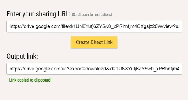 استفاده از اپلیکیشن‌های سوم شخص برای مستقیم کردن لینک دانلود فایل از گوگل درایو