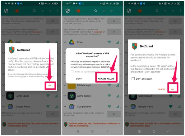 چگونه دسترسی یک برنامه اندروید به اینترنت را با استفاده از اپلیکیشن‌های سوم شخص قطع کنیم؟