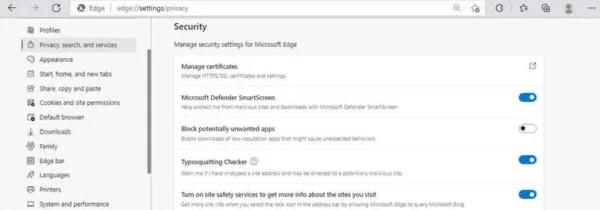 4- Microsoft Defender SmartScreen را غیرفعال کنید