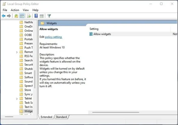 Group Policy Editor