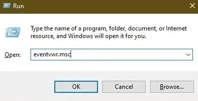 بخش Windows Event Viewer را مورد بررسی قرار دهید