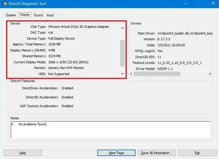 چگونه با استفاده از DirectX Diagnostic Tool مشخصات کامپیوتر و لپ تاپ در ویندوز 10 را پیدا کنیم؟ 2