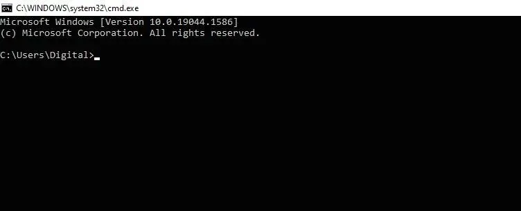 دستورات Command Prompt
