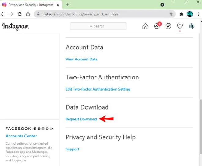 بازیابی پیام های حذف شده از اینستاگرام با استفاده از Instagram Data 4