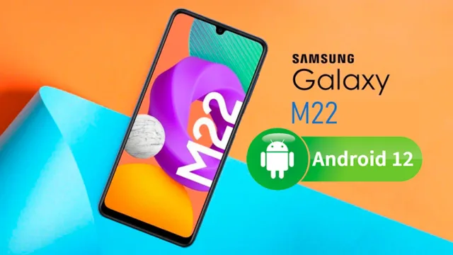 آپدیت اندروید 12 برای گلکسی M22