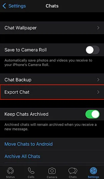 چگونه از چت های واتساپ در iOS از طریق استخراج چت پرینت بگیریم؟ 2