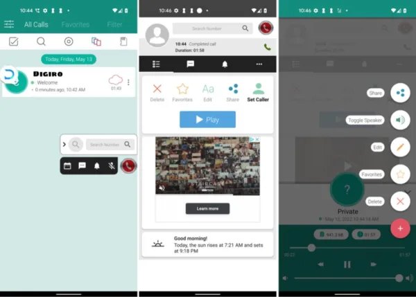 اپلیکیشن Call Recorder - Automatic Call Recorder Pro برای ضبط مکالمات تلفنی 1