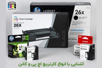 آشنایی با انواع کارتریج اچ پی و کانن در سایت الوکارتریج