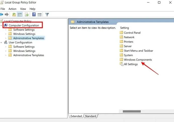 6- جلوگیری از آپدیت ویندوز با استفاده از Group Policy 2