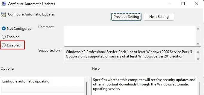 6- جلوگیری از آپدیت ویندوز با استفاده از Group Policy 6