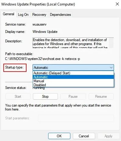 4- جلوگیری از آپدیت ویندوز با استفاده از Windows Services 4