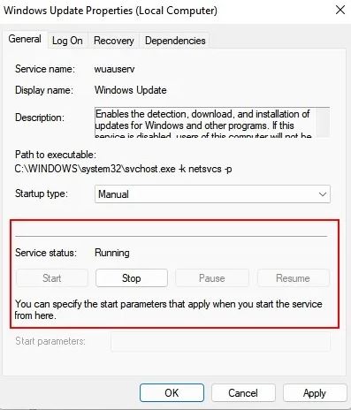 4- جلوگیری از آپدیت ویندوز با استفاده از Windows Services 6