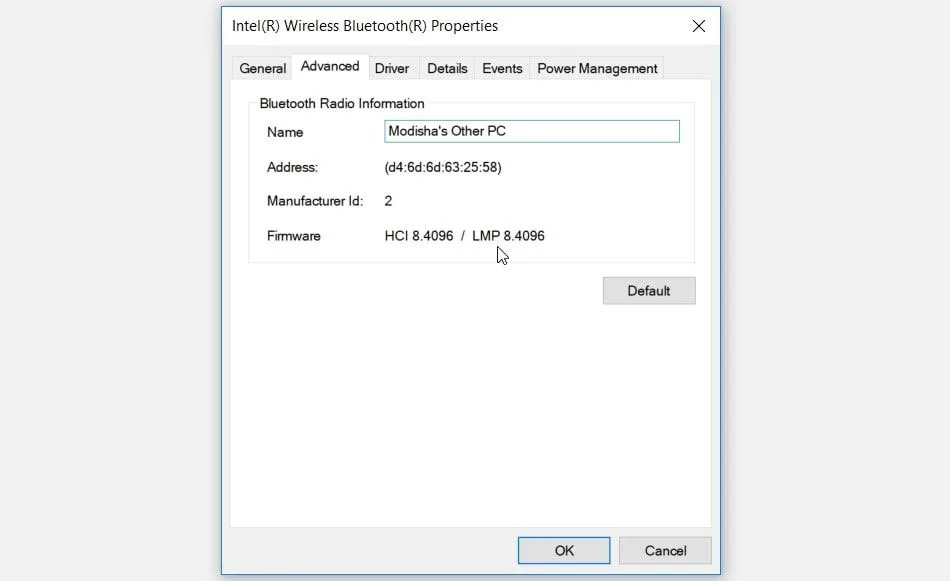 Checking-the-Bluetooth-Version-Number