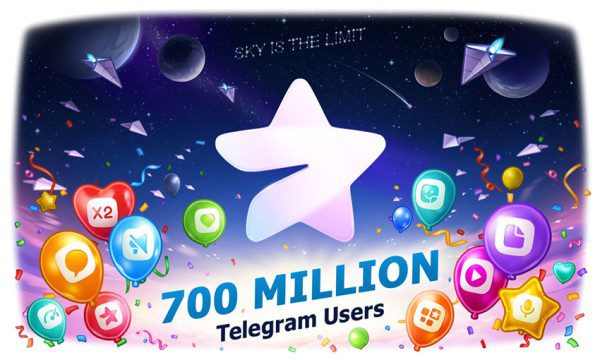 700 میلیون کاربر تلگرام