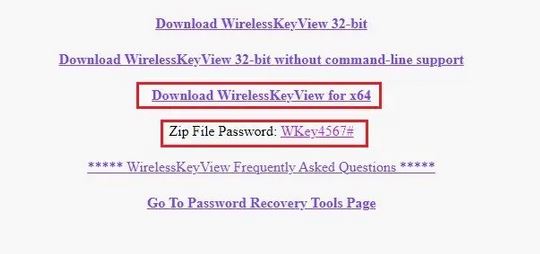 دیدن پسورد وای-فای در ویندوز 11 با استفاده از ابزار سوم شخص 1