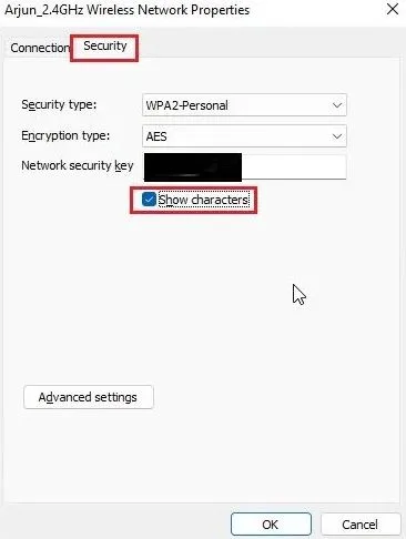 دیدن پسورد وای-فای در ویندوز 11 با استفاده از Settings App 6