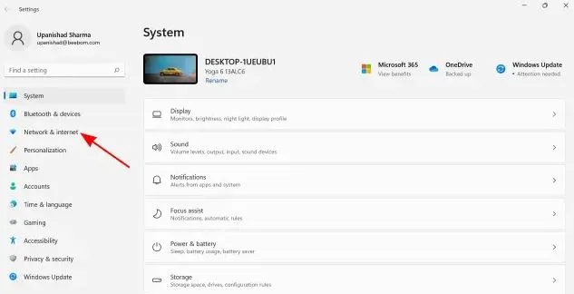دیدن پسورد وای-فای در ویندوز 11 با استفاده از Settings App 1