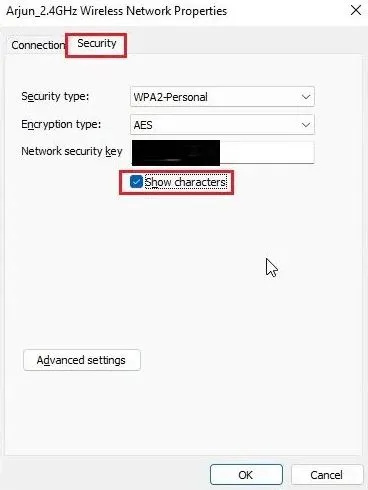 دیدن پسورد وای-فای در ویندوز 11 با استفاده از Control Panel 4