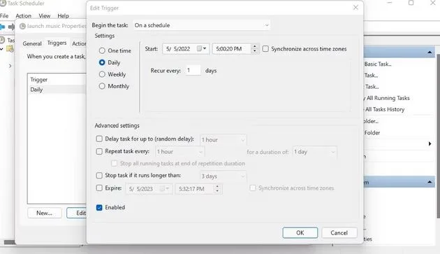 زمانبندی برنامه ها با استفاده از Task Scheduler ویندوز 5