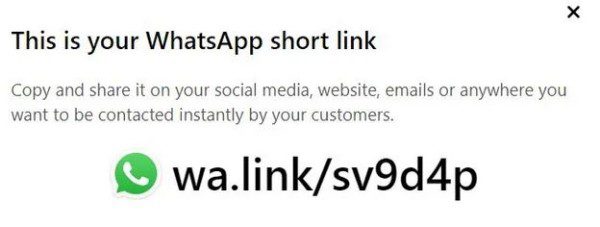 ایجاد لینک پروفایل در واتساپ به صورت آنلاین 2
