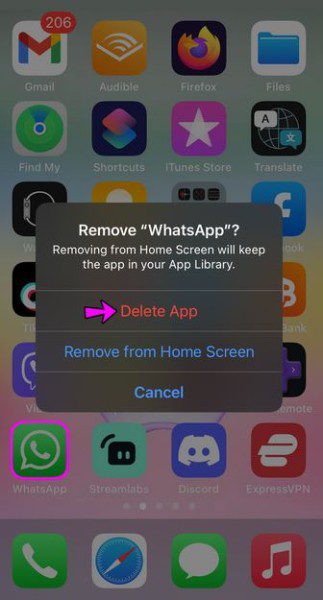 آموزش بازیابی پیام های حذف شده واتساپ روی گوشی های آیفون 1