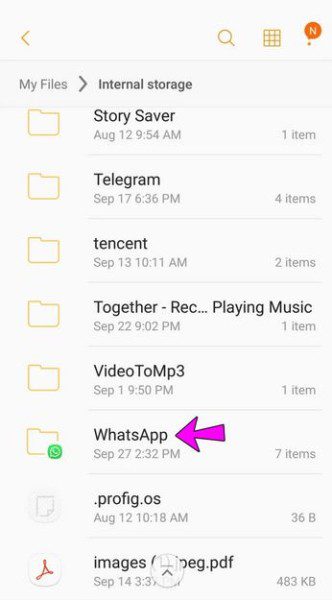آموزش بازیابی پیام های حذف شده واتساپ روی گوشی های آیفون 3