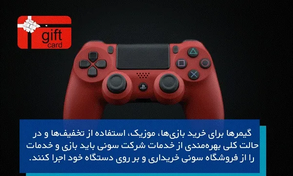 خرید گیفت کارت پلی استیشن ارزان گامالوپ
